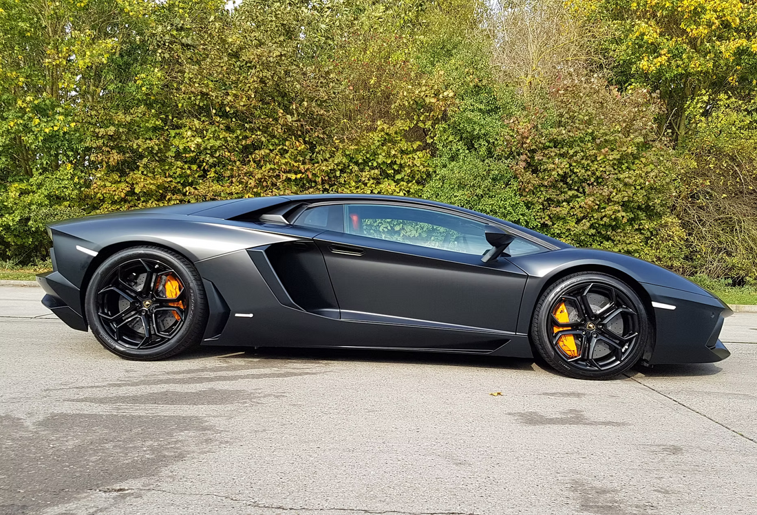 Lamborghini Aventador With Paint Protection Film
